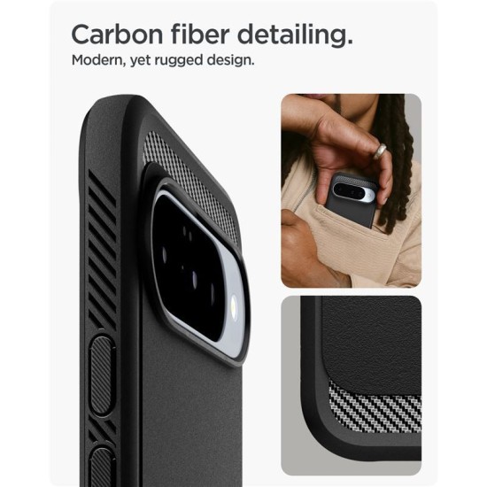 Husa Spigen Rugged Armor MagSafe pentru Google Pixel 10 Pro/Pixel 10, negru mat (Spigen, Pixel 10 Pro) by www.silkase.ro Husa Spigen Rugged Armor MagSafe pentru Google Pixel 10 Pro/Pixel 10, negru mat (Pixel 10 Pro, ACS09698) by www.silkase.ro