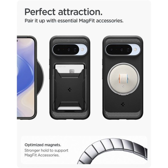 Husa Spigen Rugged Armor MagSafe pentru Google Pixel 10 Pro/Pixel 10, negru mat (Spigen, Pixel 10 Pro) by www.silkase.ro Husa Spigen Rugged Armor MagSafe pentru Google Pixel 10 Pro/Pixel 10, negru mat (Pixel 10 Pro, ACS09698) by www.silkase.ro