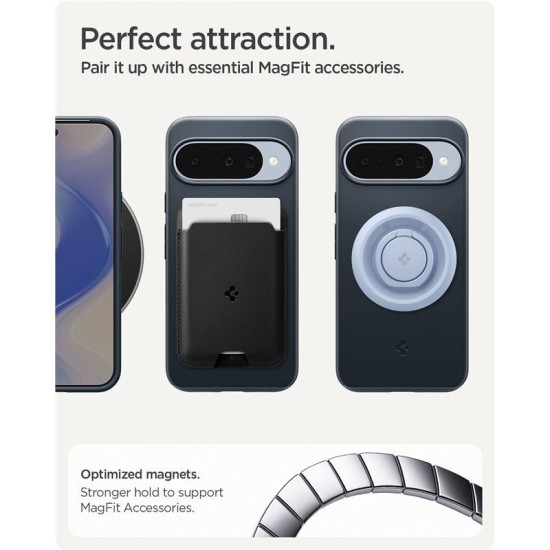 Husa Spigen Thin Fit MagSafe pentru Google Pixel 10 Pro/Pixel 10, metal slate (Pixel 10 Pro, ACS09700) by www.silkase.ro