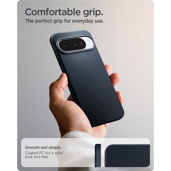 Husa Spigen Thin Fit MagSafe pentru Google Pixel 10 Pro/Pixel 10, metal slate (Pixel 10 Pro, ACS09700) by www.silkase.ro
