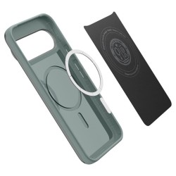 Husa Spigen Thin Fit MagSafe pentru Google Pixel 10 Pro/Pixel 10, verde sage
