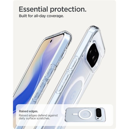 Husa Spigen Ultra Hybrid MagSafe pentru Google Pixel 10 Pro/Pixel 10, alb clear (Spigen, Pixel 10 Pro) by www.silkase.ro Husa Spigen Ultra Hybrid MagSafe pentru Google Pixel 10 Pro/Pixel 10, alb clear (Pixel 10 Pro, ACS09702) by www.silkase.ro