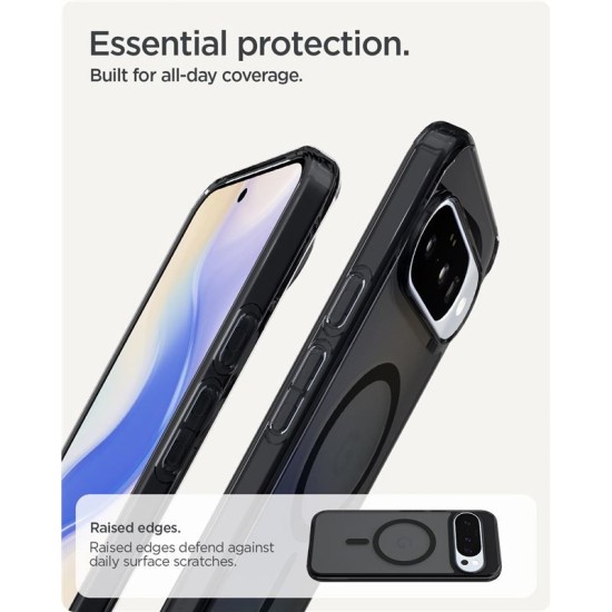 Husa Spigen Ultra Hybrid MagSafe pentru Google Pixel 10 Pro/Pixel 10, negru frost (Spigen, Pixel 10 Pro) by www.silkase.ro Husa Spigen Ultra Hybrid MagSafe pentru Google Pixel 10 Pro/Pixel 10, negru frost (Pixel 10 Pro, ACS09703) by www.silkase.ro