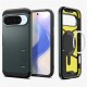 Husa Spigen Tough Armor MagSafe pentru Google Pixel 10 Pro/Pixel 10, verde abyss (Pixel 10 Pro, ACS09707) by www.silkase.ro