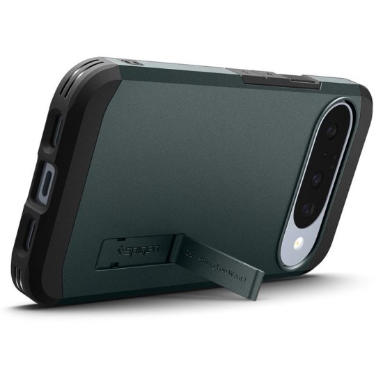 Husa Spigen Tough Armor MagSafe pentru Google Pixel 10 Pro/Pixel 10, verde abyss (Pixel 10 Pro, ACS09707) by www.silkase.ro