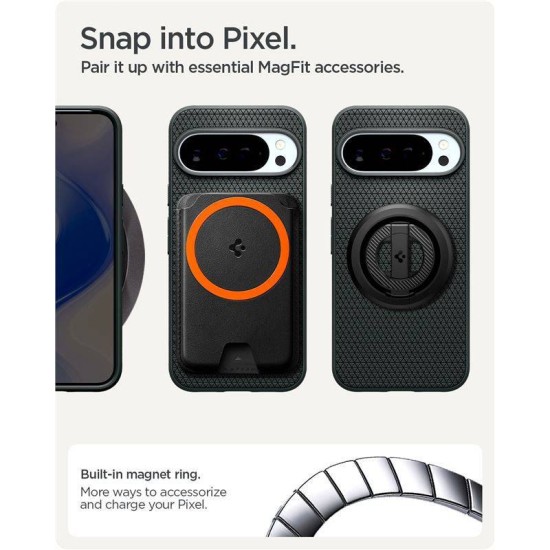 Husa Spigen Liquid Air MagSafe pentru Google Pixel 10 Pro XL, verde abyss (Spigen, Pixel 10 Pro XL) by www.silkase.ro Husa Spigen Liquid Air MagSafe pentru Google Pixel 10 Pro XL, verde abyss (Pixel 10 Pro XL, ACS09719) by www.silkase.ro