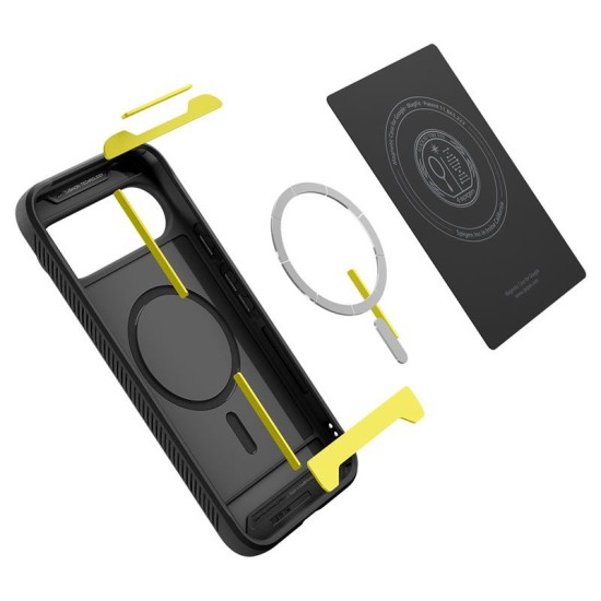 Husa Spigen Rugged Armor MagSafe pentru Google Pixel 10 Pro XL, negru mat (Pixel 10 Pro XL, ACS09721) by www.silkase.ro