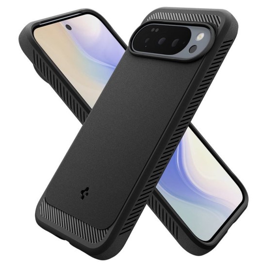Husa Spigen Rugged Armor MagSafe pentru Google Pixel 10 Pro XL, negru mat (Pixel 10 Pro XL, ACS09721) by www.silkase.ro