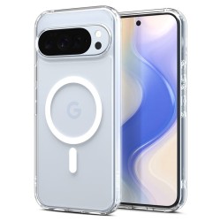 Husa Spigen Ultra Hybrid MagSafe pentru Google Pixel 10 Pro XL, alb clear