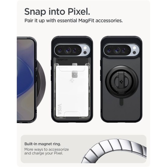 Husa Spigen Ultra Hybrid MagSafe pentru Google Pixel 10 Pro XL, negru frost (Spigen, Pixel 10 Pro XL) by www.silkase.ro Husa Spigen Ultra Hybrid MagSafe pentru Google Pixel 10 Pro XL, negru frost (Pixel 10 Pro XL, ACS09726) by www.silkase.ro