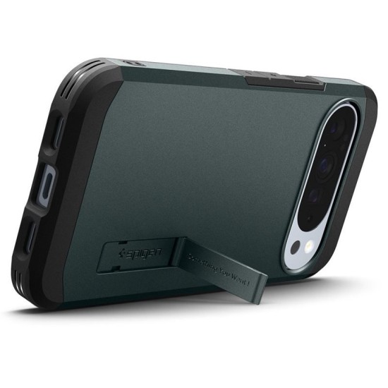 Husa Spigen Tough Armor MagSafe pentru Google Pixel 10 Pro XL, verde abyss (Pixel 10 Pro XL, ACS09730) by www.silkase.ro