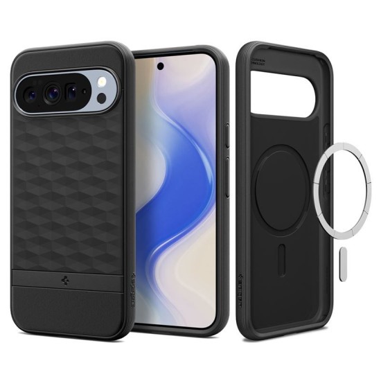 Husa Spigen Parallax MagSafe pentru Google Pixel 10 Pro XL, negru mat (Pixel 10 Pro XL, ACS09731) by www.silkase.ro