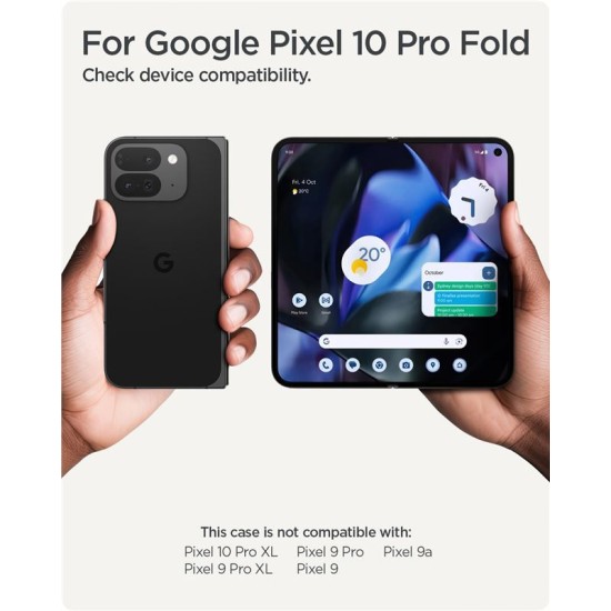 Husa de protectie Spigen Slim Armor Pro MagSafe pentru Google Pixel 10 Pro Fold, neagra (Spigen, Ingredi) by www.silkase.ro Husa de protectie Spigen Slim Armor Pro MagSafe pentru Google Pixel 10 Pro Fold, neagra (Pixel 10 Pro, ACS09741) by www.silkase.ro
