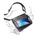 Husa impermeabila dubla tip borseta Spigen Aqua Shield A640, neagra (Ingredi, AMP09746) by www.silkase.ro