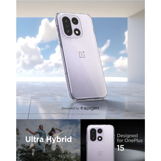 Husă Spigen Ultra Hybrid pentru OnePlus 15, Crystal Clear - Protecție Transparentă Premium Husă Spigen Ultra Hybrid pentru OnePlus 15, Crystal Clear - Protecție Transparentă Premium (OnePlus 15, ACS09785) by www.silkase.ro