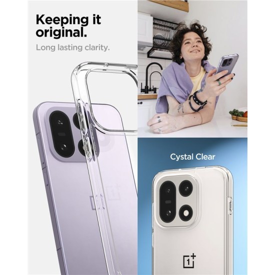 Husă Spigen Ultra Hybrid pentru OnePlus 15, Crystal Clear - Protecție Transparentă Premium Husă Spigen Ultra Hybrid pentru OnePlus 15, Crystal Clear - Protecție Transparentă Premium (OnePlus 15, ACS09785) by www.silkase.ro