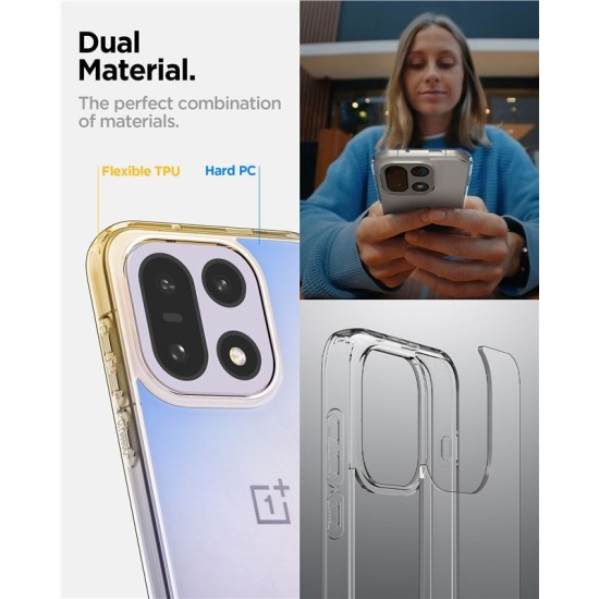 Husă Spigen Ultra Hybrid pentru OnePlus 15, Crystal Clear - Protecție Transparentă Premium Husă Spigen Ultra Hybrid pentru OnePlus 15, Crystal Clear - Protecție Transparentă Premium (OnePlus 15, ACS09785) by www.silkase.ro