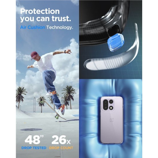 Husă Spigen Ultra Hybrid pentru OnePlus 15, Crystal Clear - Protecție Transparentă Premium Husă Spigen Ultra Hybrid pentru OnePlus 15, Crystal Clear - Protecție Transparentă Premium (OnePlus 15, ACS09785) by www.silkase.ro