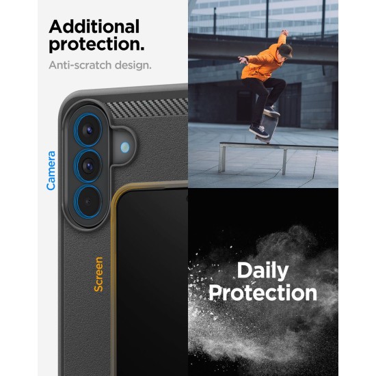 Husa Spigen Rugged Armor pentru Samsung Galaxy A57 5G, Matte Black Husa Spigen Rugged Armor pentru Samsung Galaxy A57 5G, Matte Black (A57, ACS09794) by www.silkase.ro