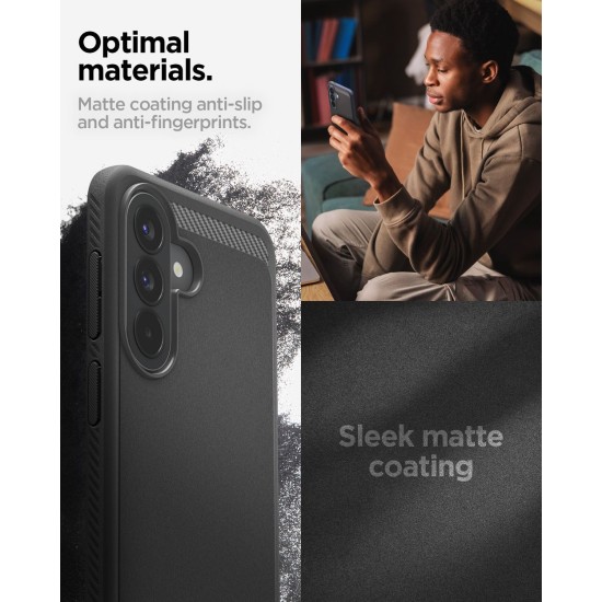 Husa Spigen Rugged Armor pentru Samsung Galaxy A57 5G, Matte Black Husa Spigen Rugged Armor pentru Samsung Galaxy A57 5G, Matte Black (A57, ACS09794) by www.silkase.ro