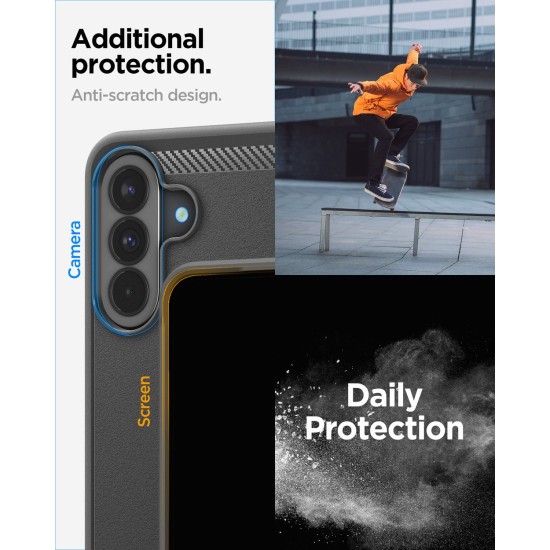 Husa de protectie Spigen Rugged Armor pentru Samsung Galaxy A37 5G, Matte Black Husa de protectie Spigen Rugged Armor pentru Samsung Galaxy A37 5G, Matte Black (A37, ACS09795) by www.silkase.ro
