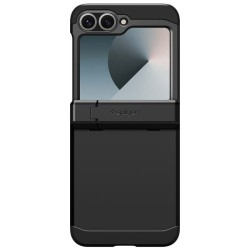 Husa ultra-rezistenta Spigen Tough Armor Pro MagSafe pentru Samsung Galaxy Z Flip 6/7 FE, neagra