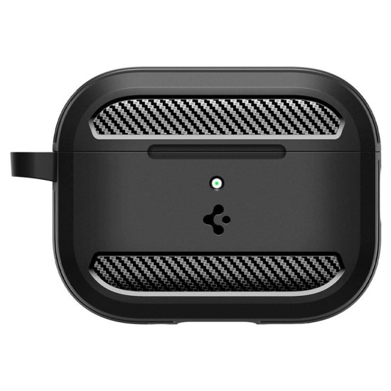 Husa de protectie robusta Spigen Rugged Armor pentru AirPods Pro 3, negru mat (Spigen, Ingredi) by www.silkase.ro Husa de protectie robusta Spigen Rugged Armor pentru AirPods Pro 3, negru mat (Pro 3, ACS09822) by www.silkase.ro