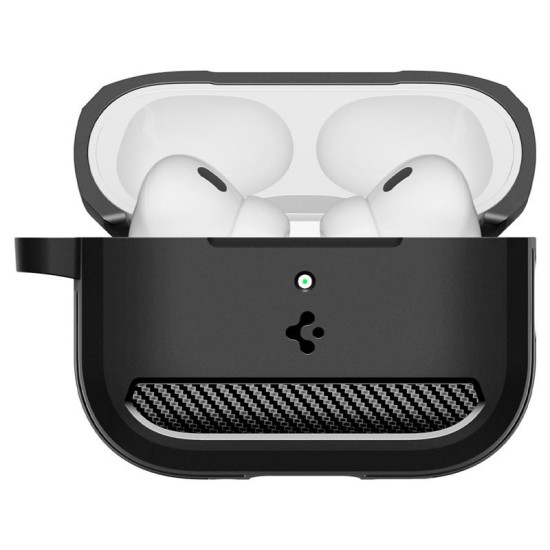 Husa de protectie robusta Spigen Rugged Armor pentru AirPods Pro 3, negru mat (Spigen, Ingredi) by www.silkase.ro Husa de protectie robusta Spigen Rugged Armor pentru AirPods Pro 3, negru mat (Pro 3, ACS09822) by www.silkase.ro