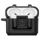Husa cu sistem de blocare Spigen Lock Fit pentru AirPods Pro 3, negru mat (Spigen, Ingredi) by www.silkase.ro Husa cu sistem de blocare Spigen Lock Fit pentru AirPods Pro 3, negru mat (Pro 3, ACS09825) by www.silkase.ro