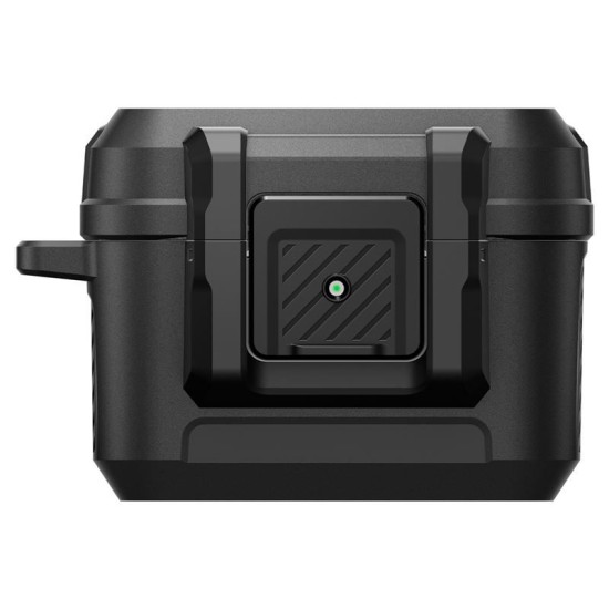 Husa cu sistem de blocare Spigen Lock Fit pentru AirPods Pro 3, negru mat (Spigen, Ingredi) by www.silkase.ro Husa cu sistem de blocare Spigen Lock Fit pentru AirPods Pro 3, negru mat (Pro 3, ACS09825) by www.silkase.ro