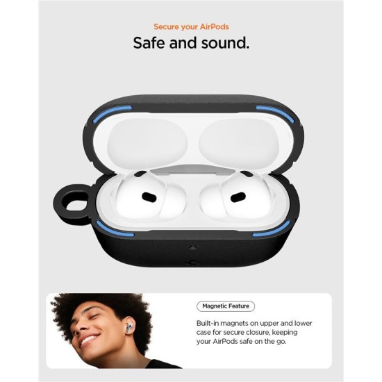 Husa de protectie Spigen Vault pentru AirPods Pro 3, negru mat (Spigen, Ingredi) by www.silkase.ro Husa de protectie Spigen Vault pentru AirPods Pro 3, negru mat (Pro 3, ACS09826) by www.silkase.ro