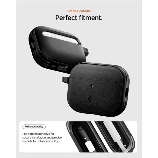 Husa de protectie Spigen Vault pentru AirPods Pro 3, negru mat (Spigen, Ingredi) by www.silkase.ro Husa de protectie Spigen Vault pentru AirPods Pro 3, negru mat (Pro 3, ACS09826) by www.silkase.ro
