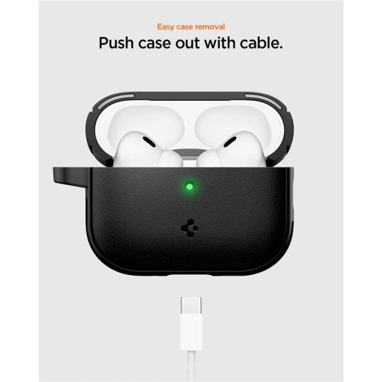 Husa de protectie Spigen Vault pentru AirPods Pro 3, negru mat (Spigen, Ingredi) by www.silkase.ro Husa de protectie Spigen Vault pentru AirPods Pro 3, negru mat (Pro 3, ACS09826) by www.silkase.ro