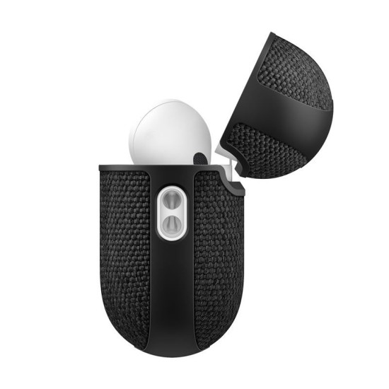 Husa de protectie textila Spigen Urban Fit pentru AirPods Pro 3, neagra (Spigen, Ingredi) by www.silkase.ro Husa de protectie textila Spigen Urban Fit pentru AirPods Pro 3, neagra (Pro 3, ACS09830) by www.silkase.ro