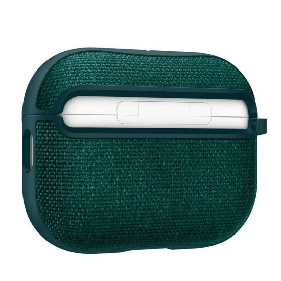Husa de protectie textila Spigen Urban Fit pentru AirPods Pro 3, verde inchis (Spigen, Ingredi) by www.silkase.ro Husa de protectie textila Spigen Urban Fit pentru AirPods Pro 3, verde inchis (Pro 3, ACS09831) by www.silkase.ro