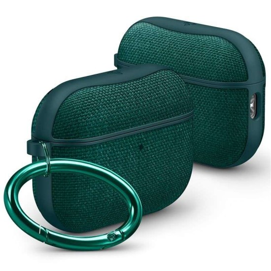 Husa de protectie textila Spigen Urban Fit pentru AirPods Pro 3, verde inchis (Spigen, Ingredi) by www.silkase.ro Husa de protectie textila Spigen Urban Fit pentru AirPods Pro 3, verde inchis (Pro 3, ACS09831) by www.silkase.ro