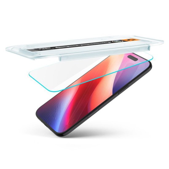 Set 2 folii de sticla Spigen Glas.tR EZ Fit cu rama de montaj pentru iPhone Air (Spigen, Ingredi) by www.silkase.ro Set 2 folii de sticla Spigen Glas.tR EZ Fit cu rama de montaj pentru iPhone Air (iPhone Air, AGL09861) by www.silkase.ro
