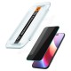 Set 2 folii de protectie Privacy Spigen Glas.tR EZ Fit pentru iPhone Air (iPhone Air, AGL09862) by www.silkase.ro