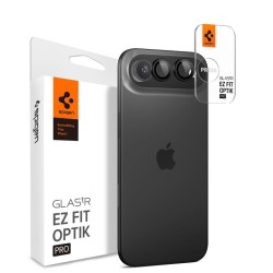 Set 2 protectii de camera Spigen Glas.tR EZ Fit Optik Pro pentru iPhone Air, negre