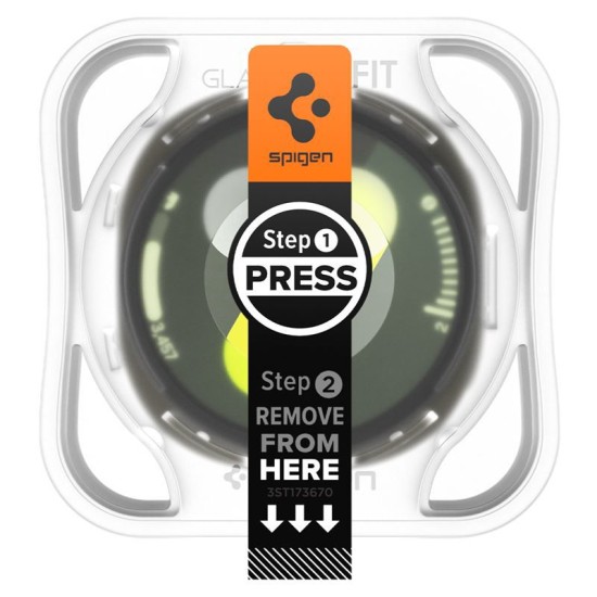 Set 2 folii de sticla Spigen Glas.tR EZ Fit pentru Samsung Galaxy Watch 8 (40mm) (Spigen, Ingredi) by www.silkase.ro SPIGEN Set 2 Folii Sticlă Glas.tR EZ Fit Samsung Galaxy Watch 8 (40mm - 1.3 inch) (Ingredi, AGL09874) by www.silkase.ro
