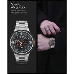 SPIGEN Set 2 Folii Sticlă Glas.tR EZ Fit Samsung Galaxy Watch 8 Classic (46mm - 1.5 inch)