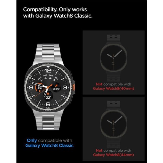 Set 2 folii de sticla Spigen Glas.tR EZ Fit pentru Samsung Galaxy Watch 8 Classic (46mm) (Spigen, Ingredi) by www.silkase.ro SPIGEN Set 2 Folii Sticlă Glas.tR EZ Fit Samsung Galaxy Watch 8 Classic (46mm - 1.5 inch) (Ingredi, AGL09877) by www.silkase.ro