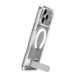 Husa hibrida cu stand Spigen Ultra Hybrid S MagSafe pentru iPhone 17 Pro Max, transparenta Husa hibrida cu stand Spigen Ultra Hybrid S MagSafe pentru iPhone 17 Pro Max, transparenta