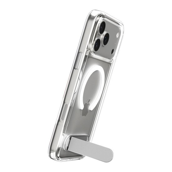 Husa hibrida cu stand Spigen Ultra Hybrid S MagSafe pentru iPhone 17 Pro Max, transparenta (Spigen, Ingredi) by www.silkase.ro Husa hibrida cu stand Spigen Ultra Hybrid S MagSafe pentru iPhone 17 Pro Max, transparenta (iPhone 17 Pro Max, ACS09893) by www.silkase.ro