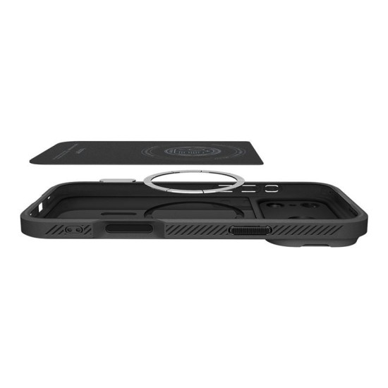 Husa cu protectie camera Spigen Optik Armor MagSafe pentru iPhone 17 Pro Max, neagra (Spigen, Ingredi) by www.silkase.ro Husa cu protectie camera Spigen Optik Armor MagSafe pentru iPhone 17 Pro Max, neagra (iPhone 17 Pro Max, ACS09900) by www.silkase.ro