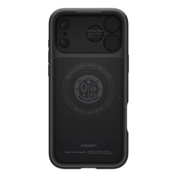 Husa cu protectie camera Spigen Optik Armor MagSafe pentru iPhone 17 Pro Max, neagra Husa cu protectie camera Spigen Optik Armor MagSafe pentru iPhone 17 Pro Max, neagra