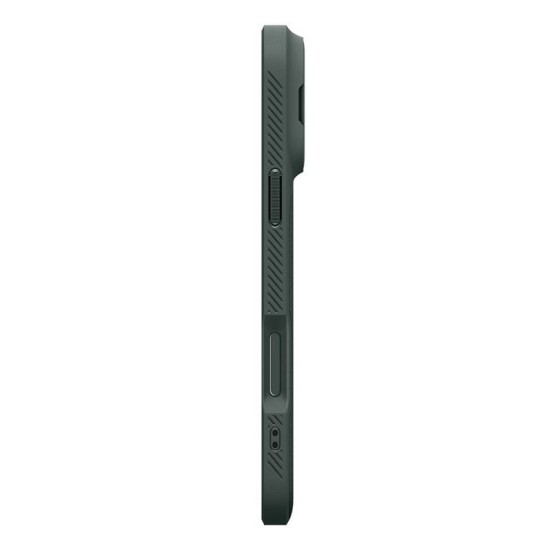 Husa cu protectie camera Spigen Optik Armor MagSafe pentru iPhone 17 Pro Max, verde abis (iPhone 17 Pro Max, ACS09901) by www.silkase.ro