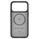 Husa premium din fibra de aramida Spigen Enzo Aramid T pentru iPhone 17 Pro Max, negru argintiu (iPhone 17 Pro Max, ACS09905) by www.silkase.ro