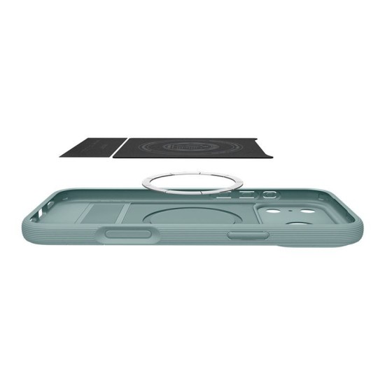 Husa de protectie Spigen Parallax S MagSafe pentru iPhone 17 Pro Max, verde salvie (iPhone 17 Pro Max, ACS09912) by www.silkase.ro