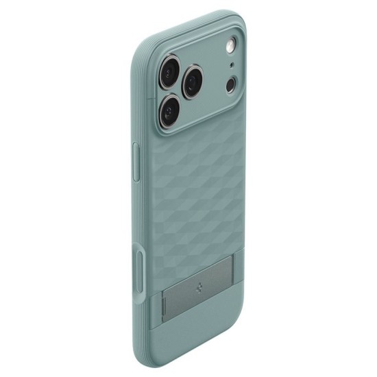 Husa de protectie Spigen Parallax S MagSafe pentru iPhone 17 Pro Max, verde salvie (iPhone 17 Pro Max, ACS09912) by www.silkase.ro